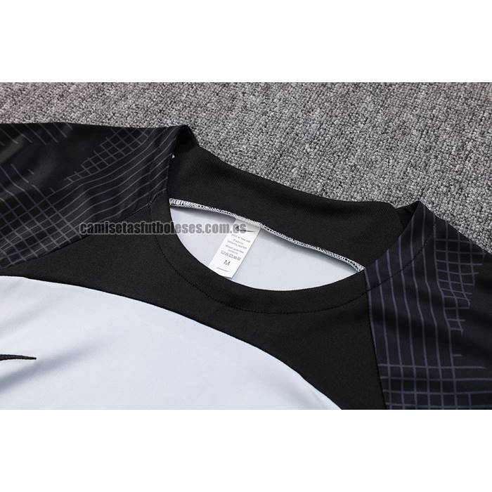 Chandal del Barcelona Manga Corta 2023 2024 Gris - Pantalon Corto